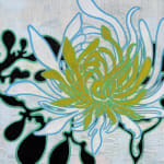 Abstracted painting of flowers