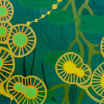 Detail of Oil painting on birch panel