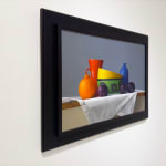 Painting of a rainbow still life