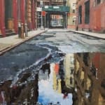 Painting of a Tribeca street
