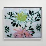 Abstracted painting of flowers
