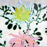 Abstracted painting of flowers