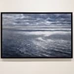 Oil painting of water and clouds on Aluminum