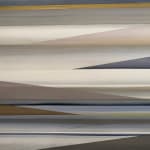 Geometric landscape painting