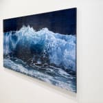 Painting of a crashing wave