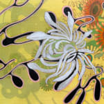 Abstract botanical painting