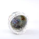 Koudai Ujiie, Hybrid of Karatsu, Oribe and White Glaze Lacquer Flower Vase, 2024