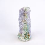 Koudai Ujiie, Hybrid of Karatsu, Oribe and White Glaze Lacquer Flower Vase, 2024