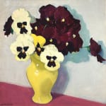 Jane Peterson (1876-1965), Flowers in a Yellow Vase