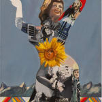 Pauline Boty, Sunflower Woman, 1963