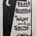 Derek Boshier, 'Night and Snow' Cover Art, 2019