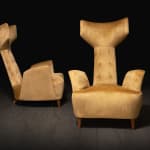 Renzo Zavanella, Pair of Rare Armchairs, 1950-1960