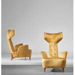 Renzo Zavanella, Pair of Rare Armchairs, 1950-1960