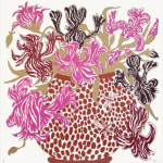 Oisín Byrne, Red Orange Cut Flowers, 2023