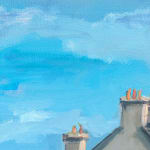 Gerard-Byrne-Charming-Dalkey-Coliemore-Harbour-contemporary-art-gallery-Dublin-Ireland-painting-detail