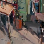 Gerard-Byrne-Joyful-Day-on-Dawson-Street-Dublin-irish-modern-impressionism-art-gallery-Dublin-painting-detail