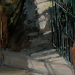 Gerard_Byrne_Morning_Shadows_modern_impressionism_painting_detail
