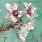 Gerard-Byrne-Winter-Cherry-Blossom-I-irish-modern-impressionism-art-gallery-Dublin-Ireland-painting-detail
