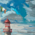 Gerard_Byrne_The_East_Pier_Lighthouse_Dun_Laoghaire_modern_irish_impressionism_fine_art_gallery_dublin_Ireland_painting_detail
