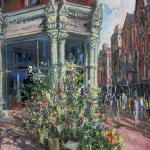 Gerard-Byrne-Flower-Stall-Grafton-Street-modern-irish-impressionism-art-gallery-Dublin-Ireland