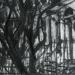 Gerard-Byrne-Portobello-Doors-charcoalogy-exhibition-art-gallery-dublin-ireland-drawing-detail