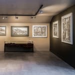 Gerard_Byrne-Misty-Morning-Albert-Bridge-London-Charcoalogy-Exhibition-art-gallery-Dublin