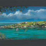 Gerard_Byrne_Dalkey_Island_from_Dillon's_Park_modern_irish_impressionism_fine_art_gallery_Dublin_Ireland