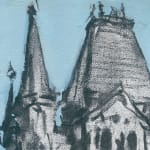 Gerard-Byrne-Tower-Bridge-II-London-charcoalogy-exhibition-art-gallery-dublin-ireland-drawing-detail