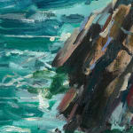 Gerard_Byrne_Hypnotic_Waves_modern_irish_impressionism_fine_art_gallery_Dublin_Ireland_painting_detail