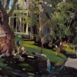 Gerard_Byrne_Easy_Living_contemporary_impressionism_painting_detail_fine_art_gallery_Dublin_Ireland