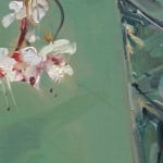 Gerard-Byrne-Winter-Cherry-Blossom-II-irish-modern-impressionism-art-gallery-Dublin-Ireland-painting-detail