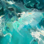 Gerard_Byrne_irish_artist_Watching_the_Waves_II_contemporary_figurative_art_painting_detail