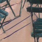 Gerard_Byrne_Park_Chairs_New_York_III_modern_irish_impressionism_fine_art_gallery_Dublin_Ireland_painting_detail