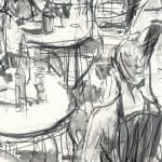 Gerard_Byrne_Happy_Days_Are_Here_Again_Finnegans_contemporary_impressionism_fine_art_gallery_Dublin_painting_detail