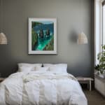 Gerard-Byrne-Turquoise-Infinity-painting-detail-contemporary-Irish-art-interior-decor