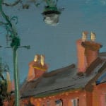 Gerard_Byrne_Late_Evening_Ashfield_Road_fine_art_print_contemporary_impressionism_painting_detail