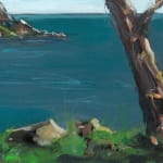 Gerard_Byrne_Emerald_Blue_Dalkey_Island_modern_irish_impressionism_art_gallery_dublin_detail