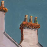 Gerard_Byrne_Finding_Solace_contemporary_impressionism_painting_detail