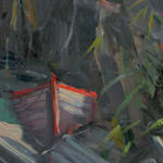 Gerard-Byrne-Glorious-Morning-Coliemore-Harbour-Dalkey-contemporary-art-gallery-Dublin-Ireland-painting-detail