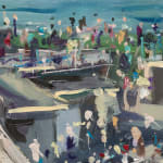 Gerard_Byrne_Seapoint_Ray_of_Sunshine_contemporary_impressionism_painting_detail