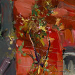 Gerard-Byrne-Summer-Garden-Ranelagh-irish-modern-impressionism-art-gallery-dublin-painting-detail