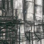 Gerard-Byrne-Victorian-Grandeur-Palmeira-Square-Brighton-and-Hove-charcoalogy-exhibition-art-gallery-dublin-ireland-drawing-detail