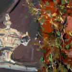 Gerard-Byrne-Summer-Garden-Ranelagh-irish-modern-impressionism-art-gallery-dublin-painting-detail