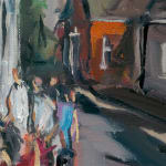 Gerard_Byrne_Meeting_Again_Finnegans_modern_irish_impressionism_painting_detail