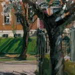 Gerard_Byrne_The_Secret_Garden_modern_irish_impressionism_painting_detail