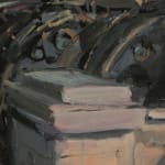 Gerard_Byrne_Isolation_contemporary_impressionism_painting_detail