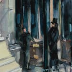 Gerard-Byrne-Grand-Old-Lady-Shelbourne-Hotel-irish-modern-impressionism-art-gallery-Dublin-painting-detail