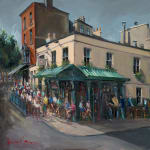 Gerard_Byrne_Summer_Afternoon_at_O'Briens_modern_irish_impressionism_fine_art_gallery_Dublin_Ireland