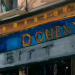 Gerard-Byrne-Summer's-Evening-Doheny-&-Nesbitt-modern-irish-impressionism-art-gallery-dublin-ireland-detail