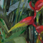 Gerard_Byrne_Lobster_Claw_contemporary_figurative_art_painting_detail